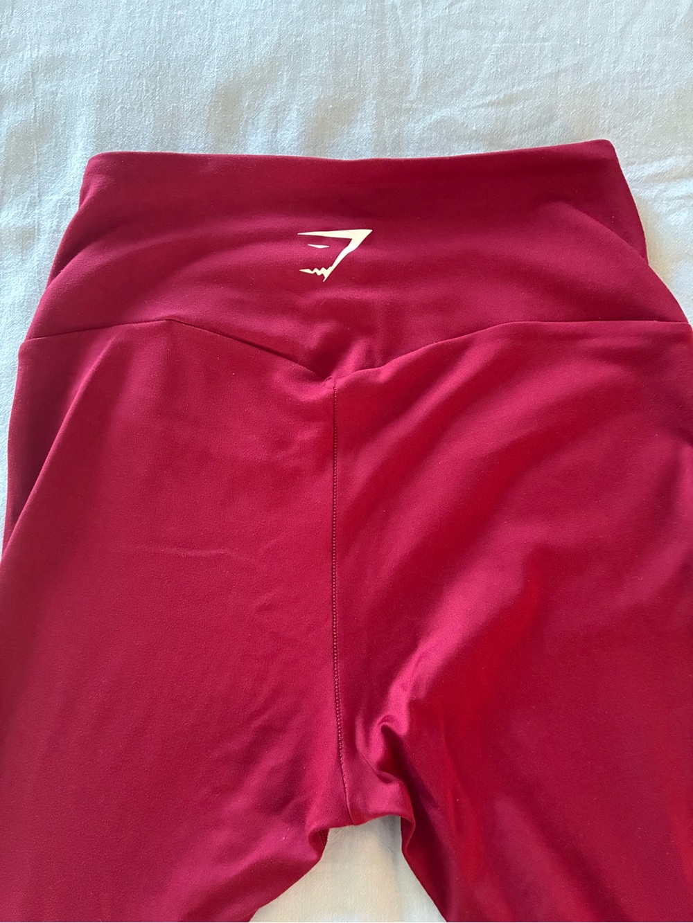 Gymshark High-Waisted Burgundy Leggings - Picture 5 of 6